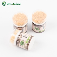 Cure-dents jetables personnalisés bambou 6.5cm cure-dents menthe cure-dents pour la nourriture échantillon gratuit pour les hôtels