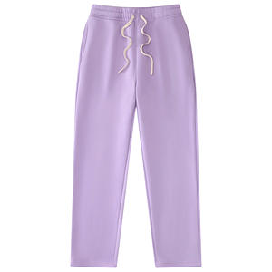 Pantalon de <span class=keywords><strong>jogging</strong></span> décontracté coréen à jambe droite <span class=keywords><strong>doublé</strong></span> en <span class=keywords><strong>polaire</strong></span>, essentiel pour les garçons, unisexe, ample - Product Image 5