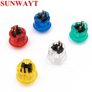 Botón de <span class=keywords><strong>Arcade</strong></span> transparente 30mm/24mm 5V botón pulsador LED iluminado reemplazar <span class=keywords><strong>SANWA</strong></span> OBSC-30 de OBSN-30 para máquina de juegos de <span class=keywords><strong>Arcade</strong></span> - Product Image 5