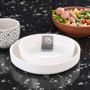 Nuovo ristorante infrangibile 3.5 pollici melamina bianco rotondo piccoli <span class=keywords><strong>piatti</strong></span> in vendita - Product Image 2