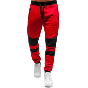 Pantalon de sport slim pour homme en molleton bouclette 100 % coton, léger, respirant, décontracté, taille mi-haute élastique - Product Image 1