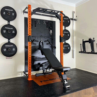 Rack de Squat Pliable - Charge Maximale 950 kg - Garantie 5 Ans - Options de Couleur Personnalisées pour Usage Domestique et Commercial