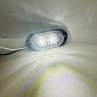 Systèmes d'éclairage automobile, feux latéraux à LED pour camions et remorques, 12-24V, ABS+PC, feux d'avertissement rouges/jaunes/blancs pour