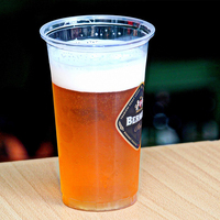 Gobelets en plastique jetables promotionnels de 12 oz (360 ml) avec logo personnalisé pour la bière, les mariages et les fêtes