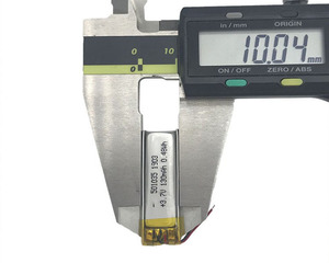 GEB <span class=keywords><strong>3</strong></span>.7V 501035 130mAh rectangle rechargeable lithium polymer battery - Product Image 3