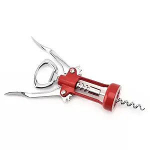 Hoge Kwaliteit Zinklegering Butterfly Wing-Vormige Wijnfles Corkscrew Opener