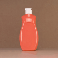Bouteilles de nettoyage en plastique pour animaux de compagnie de qualité alimentaire de 500ml Bouteille de liquide pour laver la vaisselle Récipient en plastique pour laver la vaisselle