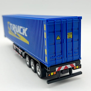 Huina Modellino in Scala 1:50 in Lega di Zinco Pressofuso, <span class=keywords><strong>Camion</strong></span> con Rimorchio e Container per Ragazzi e Collezionisti - Product Image 6