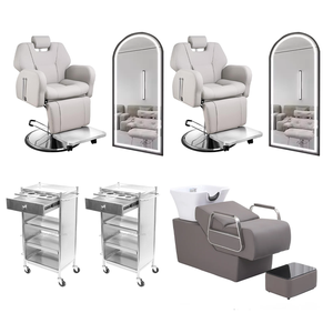 Juego de Muebles de Lujo para Salón de Belleza, Silla de Barbería, Equipo de Peluquería al por Mayor, Muebles para Salón de Barbería de Luxmars - Product Image 5