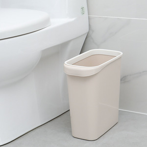 Rectangular Narrow <b>Gap</b> Trash Can 10L Space Saving Kitchen Bathroom Waste Bin - Product Image 3