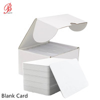 Tarjetas de PVC en Blanco Impresas con Tinta UV, sin Chip, para Impresión de Tarjetas de Identificación, Tarjetas de Visita, Etiquetas, Película de Laminación, Impresión de Modelos
