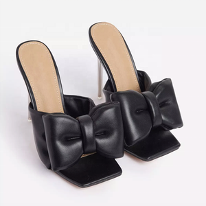 2025 alla moda da donna sandali con tacco trasparente pantofole da donna con tacco alto - Product Image 4