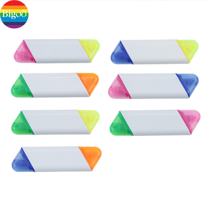 Đôi đã kết thúc <span class=keywords><strong>Highlighter</strong></span> bút 2 trong 1 màu sắc văn phòng phẩm đánh dấu tùy chỉnh với nắp rõ ràng cho văn phòng và trường học quảng cáo - Product Image 3