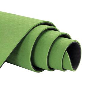Tapete de Yoga Ecológico Premium de TPE, 4-8mm de Grosor, 183x61cm, Antideslizante, con Logotipo Personalizado, para Ejercicio en Casa - Product Image 1