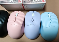 Nouvelle souris optique sans fil silencieuse rechargeable USB Type-C LED de type Morandi, universelle pour ordinateur portable, ordinateur de bureau, téléphone, utilisation au bureau, en stock