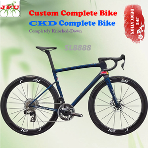 Bicicleta de Carreras Personalizada Completa, Bicicleta de <span class=keywords><strong>Carretera</strong></span> JFUSL88 con Cuadro de Fibra de Carbono, Equipada con Piezas de Bicicleta para Specialized. Trekking. Canondale. <span class=keywords><strong>Scott</strong></span> - Product Image 2