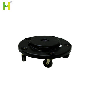 Bote de basura redondo, PP, color negro - Product Image 6