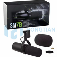 Microphone professionnel filaire SM7b, kit de microphone pour diffusion en direct, version améliorée, compatible avec Shure SM7B SM7db