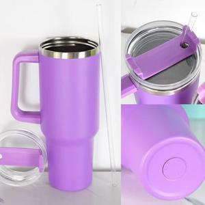 <strong>Large</strong> Capacity 40 Oz Vacuum Insulated Stainless Steel <strong>Cup</strong> with Handle and Drinking Straw Multi-Color New Arrival <strong>for</strong> Travel - Product Image 5