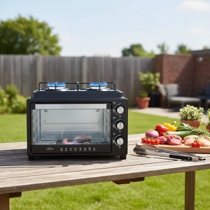 Cuisinière à gaz avec four au <span class=keywords><strong>meilleur</strong></span> prix, cuisinière à gaz domestique au GPL, four à pizza pour la cuisson, cuisinière à gaz debout durable avec four - Product Image 1