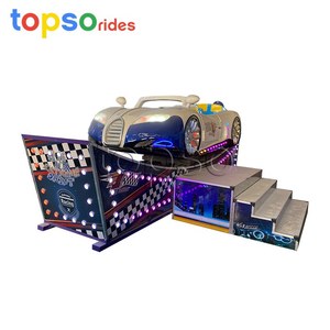 Manège de fête foraine <span class=keywords><strong>Bugatti</strong></span> en fibre de verre et acier, 8 places, Mini Voiture Volante - Product Image 2