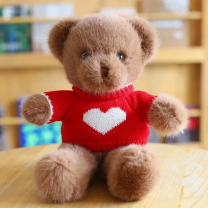 Oso <span class=keywords><strong>de</strong></span> Peluche <span class=keywords><strong>de</strong></span> Alta Calidad con Relleno <span class=keywords><strong>de</strong></span> Algodón PP para Venta al por Mayor Transfronteriza, Personalización <span class=keywords><strong>de</strong></span> Logotipo, Éxito <span class=keywords><strong>de</strong></span> Ventas para el Día <span class=keywords><strong>de</strong></span> San Valentín - Product Image 1