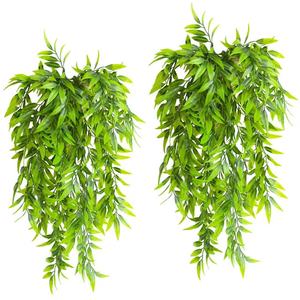 Feuilles de bambou artificielles suspendues, plantes vertes, 30cm-100cm, en plastique, décoration intérieure et extérieure, bouquet - Product Image 1