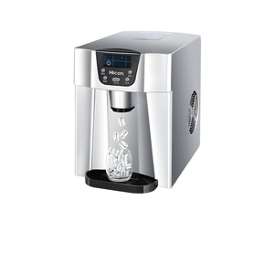 Hicon Ice Maker 0.6Kg 80 Pieces Cube Ice Machine Tabletop Fully Automatic Water Dispenser Home And Commercial Use - Product Image 1