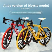 Modèle de Vélo de Montagne Pliant en Alliage de Simulation, Ornement de Vélo pour Enfants Unisexe, Échelle 1:5, 8-13 Ans, Vente en Gros, Livraison Directe