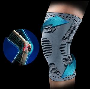 Genouillère en Nylon avec Silicone, protège-genou, genouillère à ressort, soutien pour manche, à charnière pour genoux - Product Image 6