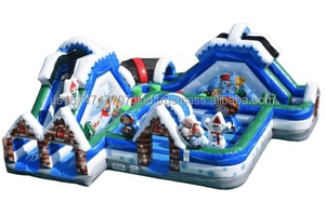 Parc d'attractions gonflable massif avec parcours d'obstacles Winway en PVC, capacité de 500 kg pour événements commerciaux, festivals communautaires, famille - Product Image 6