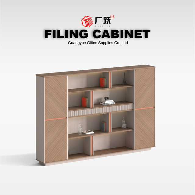 Office Storage Cabinet with Modular Shelf Design and Large Capacity Storage for Modern Corporate Offices