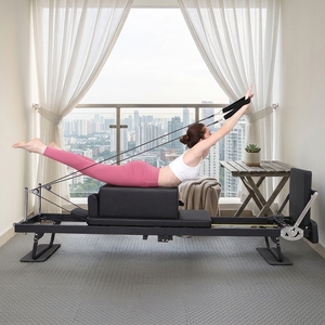 Reformer Extra Largo de 232 cm, Tamaño King, Plegable, Portátil, Máquina de Yoga y Fitness para el Hogar, Estructura de Acero, Entrenamiento de Core S3003 + Resorte de Látex Dua - Product Image 3
