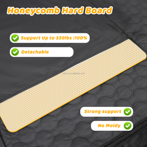 Trở lại chỗ ngồi mở rộng cho chó-Hỗ trợ 400lb, không thấm nước con chó xe chỗ ngồi bìa cứng phía dưới-Có thể tháo rời, con chó võng cho xe, SUV - Product Image 3