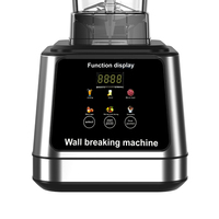 Blender professionnel de qualité supérieure pour usage commercial, avec lames en acier inoxydable à vitesse variable, appareil électrique pour smoothies de cuisine