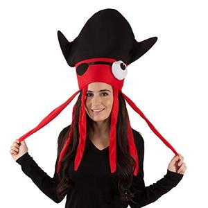Chapeaux de fête amusants pour Halloween, chapeau de calmar pour adulte, chapeau de pieuvre fantaisie et amusant, disponible en plusieurs styles - Product Image 6