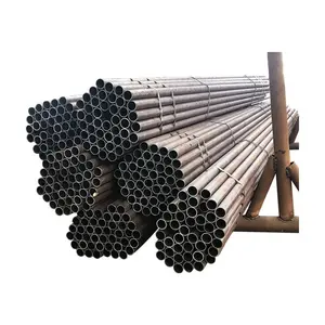 ASTM A53 / ASTM 252/As1163 ERW Pipe / 36inch LSAW Pipe SSAW S355jr Pipe pour empilage Structures à extrémités rainurées Tuyau en acier au carbone