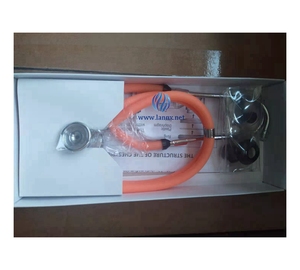 Высокое качество, кардиология, врач, медсестра, стетоскоп, цветной стетоскоп с двумя головками, мягкий Делюкс, стетоскопы из алюминиевого сплава - Product Image 2