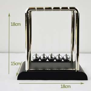 <span class=keywords><strong>Newton</strong></span> pendolo regalo per bambini metallo equilibrio palla giochi Antistress giocattolo <span class=keywords><strong>newton</strong></span>'s culla novità creativa giocattolo - Product Image 3