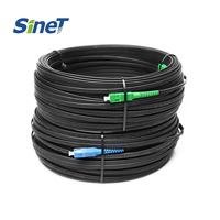 10M 15M 20M 30M 50M 100M cordon fibre optique intérieur extérieur 1 noyau G657A2 LC UPC connecteur SC FTTH cordon de raccordement 1310nm 1550nm