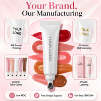 Brillo Labial Líquido Vegano Natural de Larga Duración, Hidratante y Humectante, con Vitamina E, Etiqueta Privada Personalizada, Alto Brillo