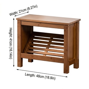 <span class=keywords><strong>Meuble</strong></span> à chaussures <span class=keywords><strong>d</strong></span>'<span class=keywords><strong>entrée</strong></span> en bois moderne et minimaliste <span class=keywords><strong>avec</strong></span> siège – Rangement durable pour couloir, gain de place et commodité - Product Image 6