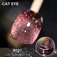 XEIJAYI Vernis à ongles gel UV, Fournitures pour ongles, Peinture à ongles, Effet œil de chat perle de verre glacier, Norme européenne, Sans TPO ni HEMA, OEM ODM Vente en gros