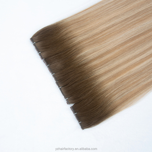 ต่อผมแบบผีเสื้อ สีอ่อน ผมแท้ พร้อมด้วยเทคนิคการต่อแบบ Double Weft Genius Hole Weft - Product Image 3