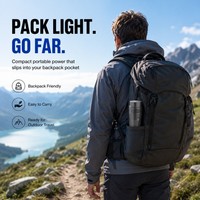 Batería Portátil Starlink Mini 166Wh 45000mAh con Soporte para Trípode, 6 Horas de Autonomía, Carga Rápida USB-C PD de 65W, Carga Pasante, Alimentación para RV