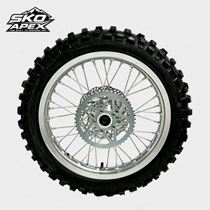 Jeu de roues en alliage d'aluminium <span class=keywords><strong>AX</strong></span> Sur-Ron Ultra Bee 21/18 pouces, rayons haute résistance, prêts à être fixés, adhérence tout-terrain, pièces de rechange Talaria - Product Image 6