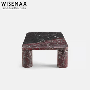 MUEBLES WISEMAX Mesa de Centro de Lujo para Sala de Estar, Estilo Moderno, Mesa de Café de Mármol Natural para Hotel, Villa, Cafetería, Hogar - Product Image 5