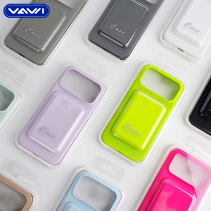 VAWI S061 funda de silicona magnética para móvil con billetera I Phone Case funda de silicona líquida para <span class=keywords><strong>iPhone</strong></span> 17 16 15 14 13 Pro Max Air - Product Image 2