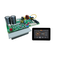 Placa de Circuito Impreso (PCB) para Bomba de Calor con Inversor de CC Comercial, Ensamblaje de Fuente de Aire, 220 VCA, Calefacción