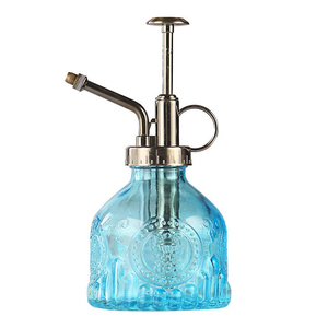 Retro Bronze Glass Watering Can with <strong>Manual</strong> Pump <strong>Sprayer</strong> for Home Use on Plants Gardens for Farm Applications Indoor Home Decor - Product Image 1